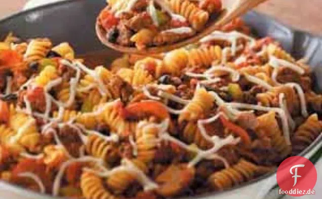 Pizza-Pasta-Abendessen