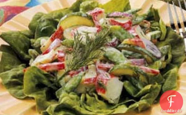 Krabbensalat mit Dill