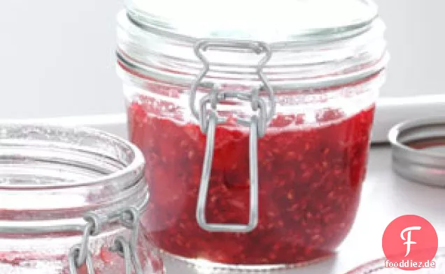 Gefrierschrank-Himbeersauce