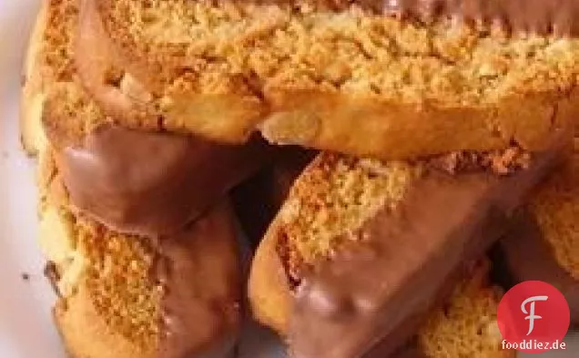 Erstaunliche Erdnussbutterbecher-Biscotti