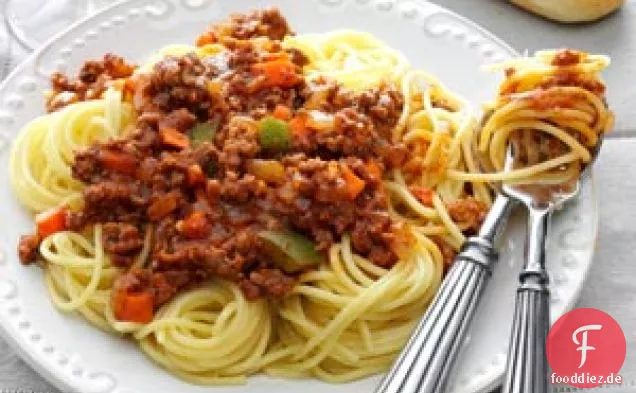 Fleischsauce für Spaghetti