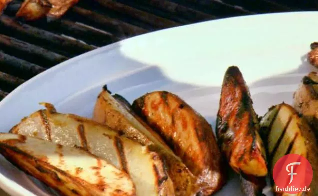 Gegrillte Steak-Pommes
