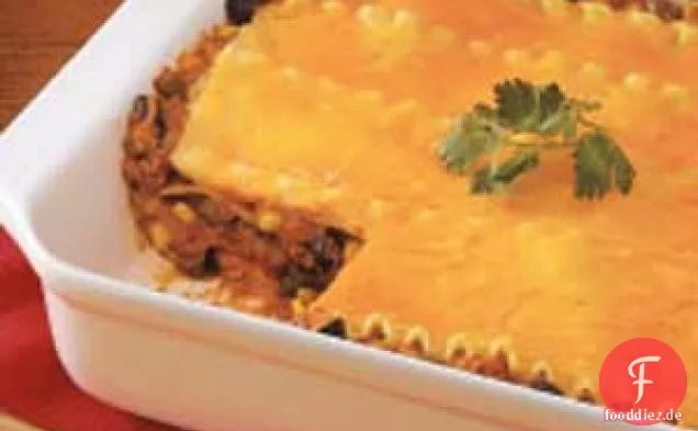 Fleischige Chili-Lasagne