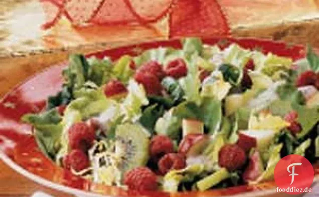 Roter und grüner Salat