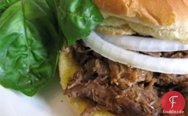 PDQ Hot Beef Sandwiches