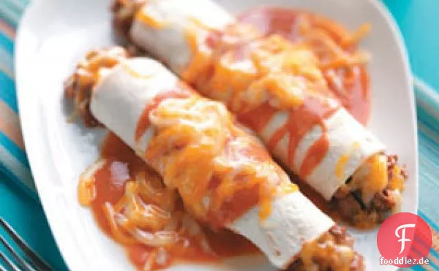 Knoblauch-Rindfleisch-Enchiladas