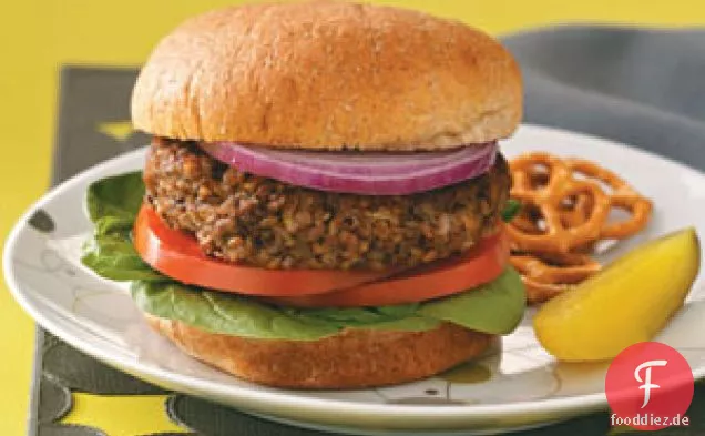 Bohnen-Rindfleisch-Burger