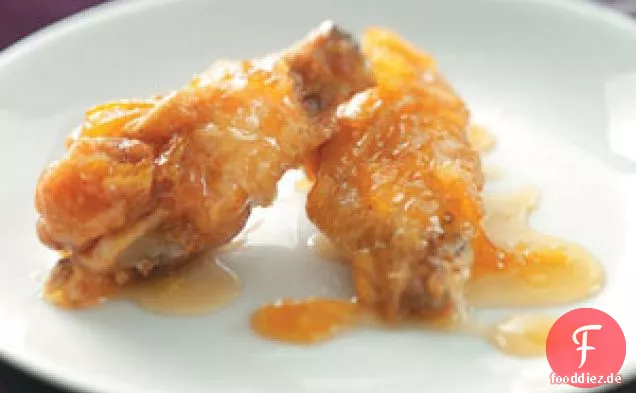 Hähnchenflügel mit Marmeladenglasur
