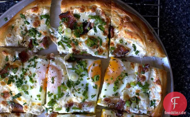 Frühstück Pizza