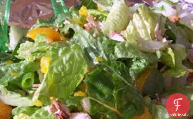 Mandarinen-Mandel-Salat