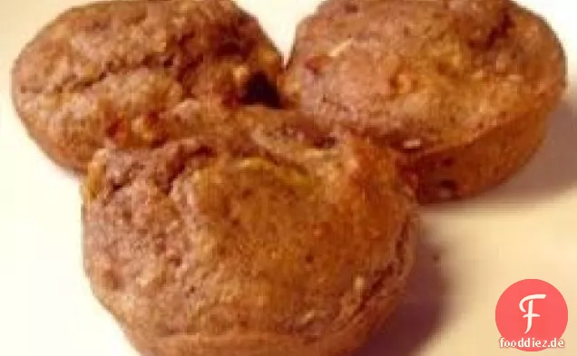 Fettarme Apfelkleie-Muffins