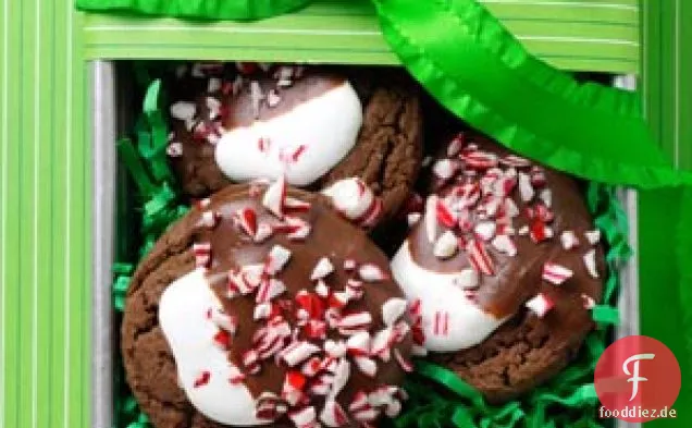 Heiße Schokoladen-Pfefferminz-Kekse