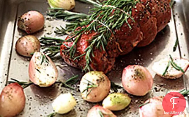 Rinderfilet mit Schalotten und Rotweinglasur