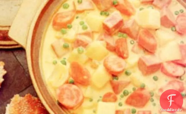 Schneller goldener Eintopf