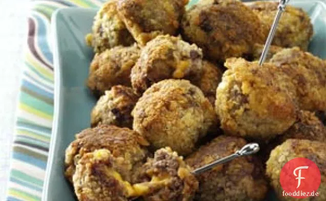Bacon-Cheeseburger-Bällchen
