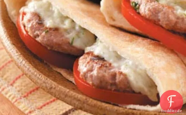 Griechische Mini-Burger