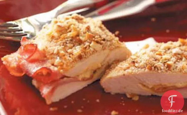 Hähnchen mit Brezelkruste