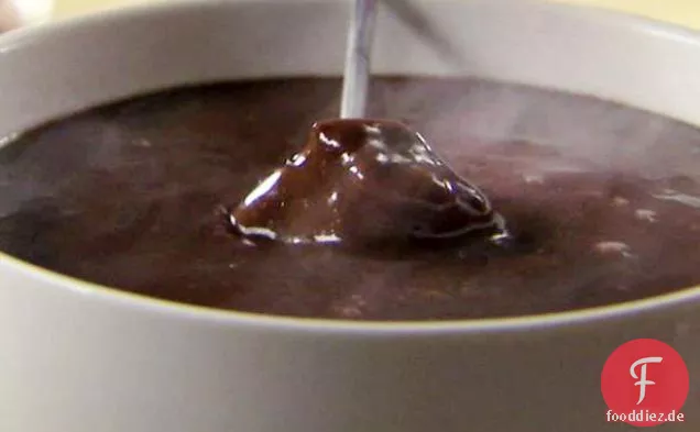 Pikantes Schokoladenfondue