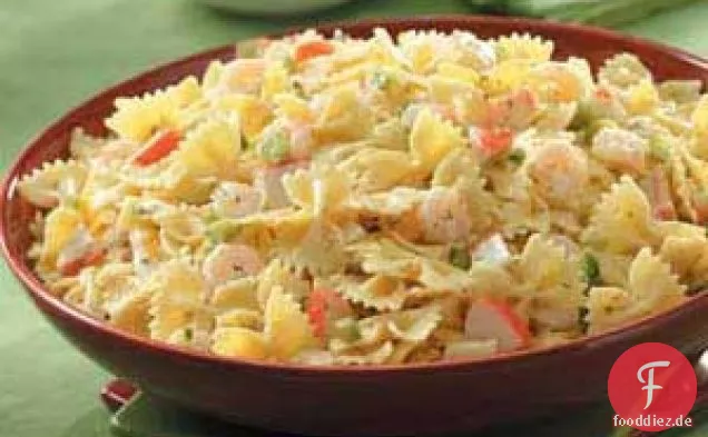 Meeresfrüchtesalat mit Fliege