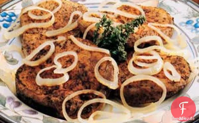 Schweinekoteletts ernten