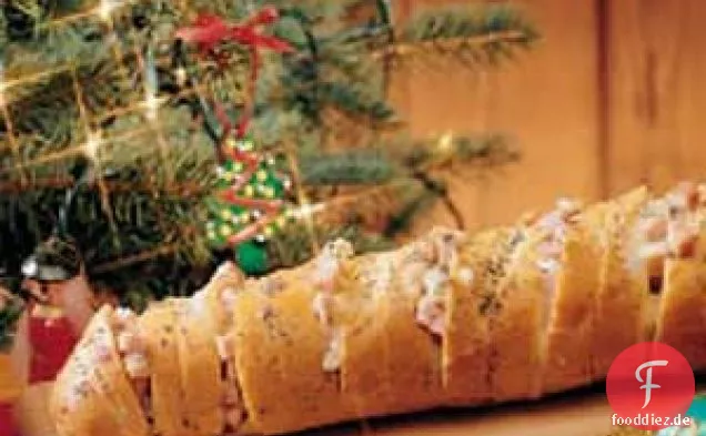 Festliches Schinken-Käse-Brot-Sandwich