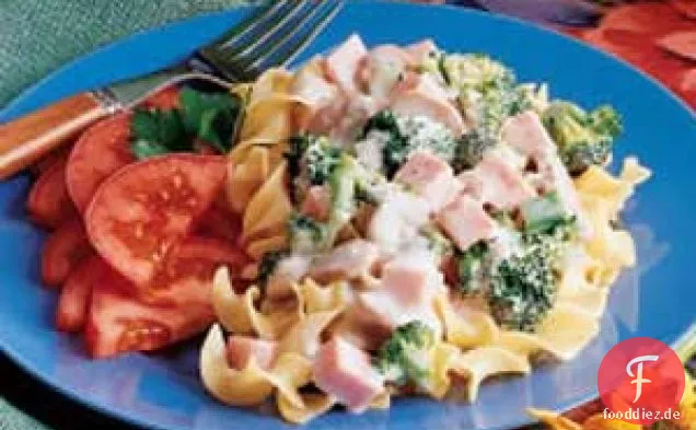 Brokkoli-Schinken-Stroganoff