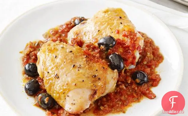 Hühnchen mit Cacciatore-Sauce
