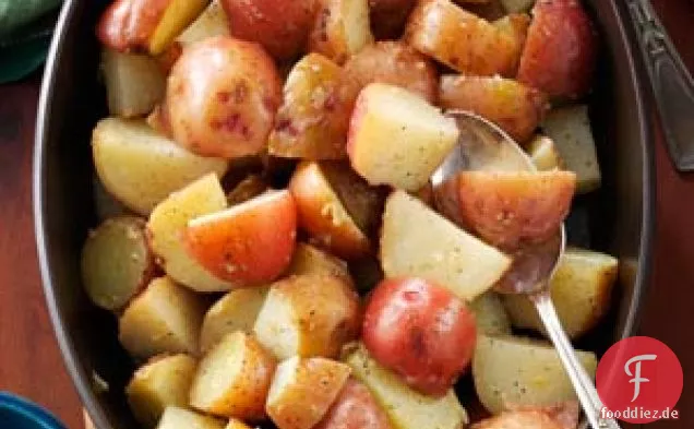 Rote Kartoffeln in brauner Butter