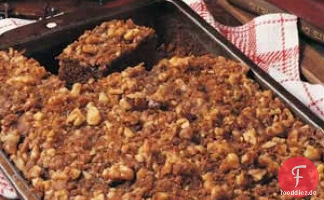 Lebkuchen mit knuspriger Oberseite