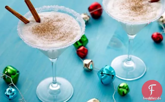 Cocktail mit Weihnachtsschlitten