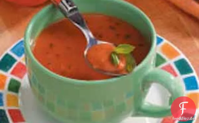 Tomaten-Basilikum-Suppe