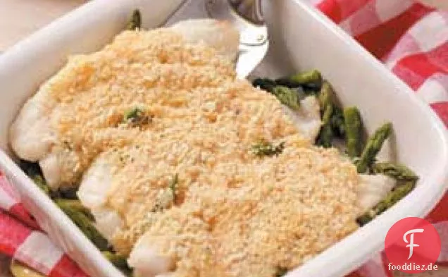 Spargel-Fisch-Auflauf