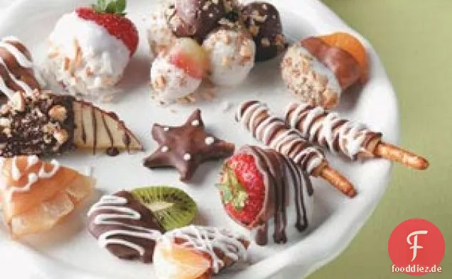 Platte mit kandierten Früchten