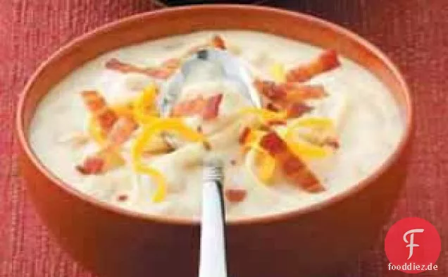 Pikante Kartoffel-Käse-Suppe