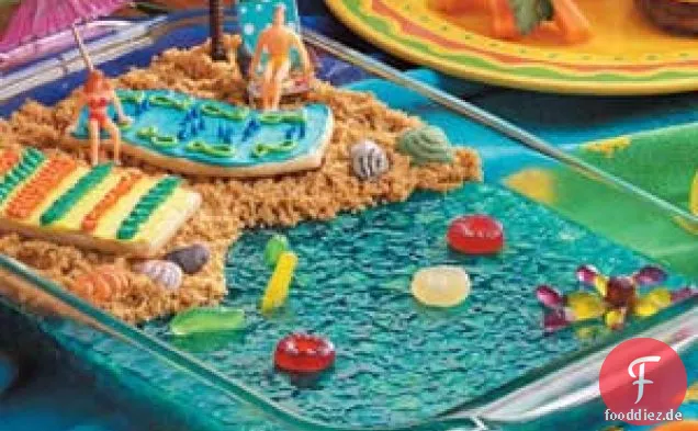 Gelatinesalat mit Meeresfrüchten
