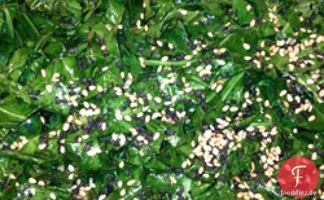 Einfacher veganer Blattkohl nach japanischer Art