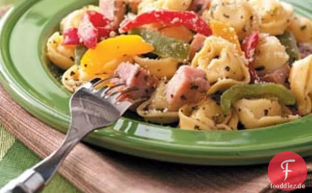 Tortellini und Schinken