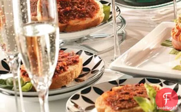 Pesto aus sonnengetrockneten Tomaten