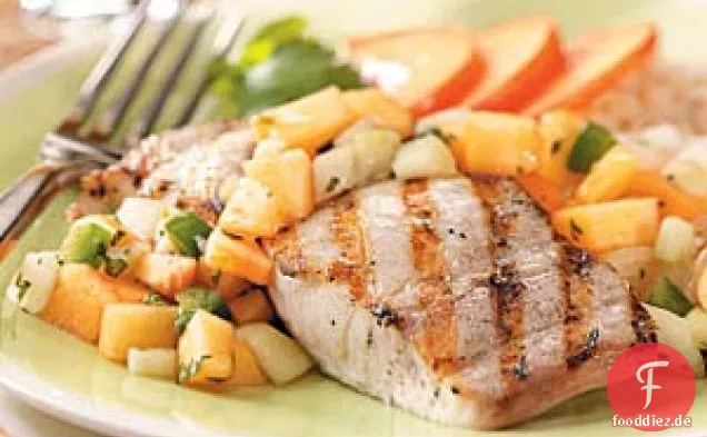 Mahi Mahi mit Nektarinensalsa