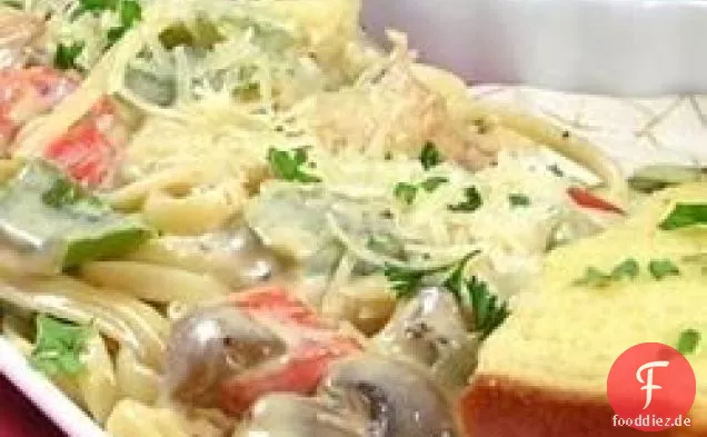 Cajun-Hühnchen-Pasta
