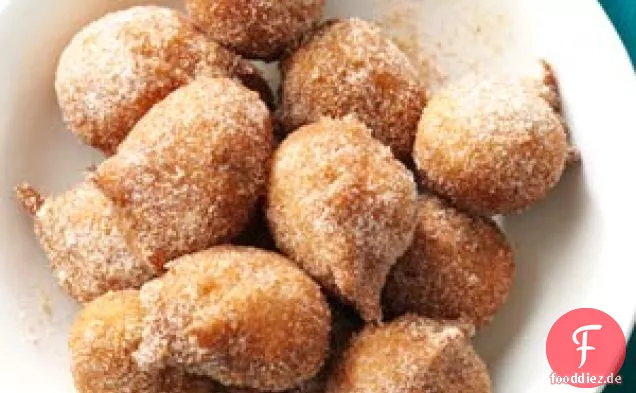 Bananen-Beignet-Häppchen