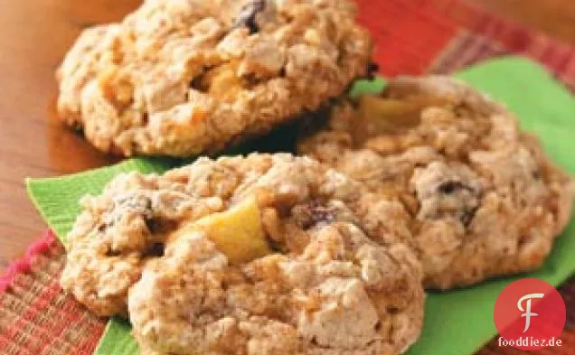 Apfel-Haferflocken-Kekse