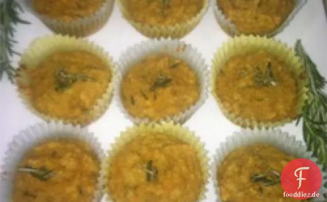 Pikante Butternusskürbis-Muffins mit wenig Kohlenhydraten