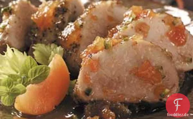 Schweinefilet mit Jalapeno und Aprikose
