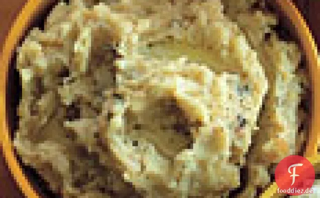 Karamellisiert-Schalotte und Salbei Kartoffelpüree