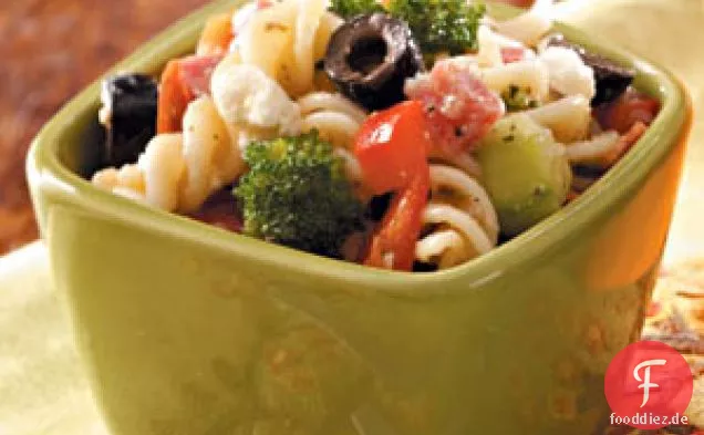 Herzhafter Nudelsalat
