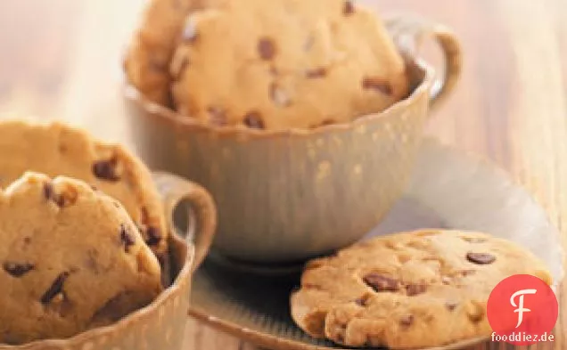 Toffee-Chip-Kekse ohne Ei