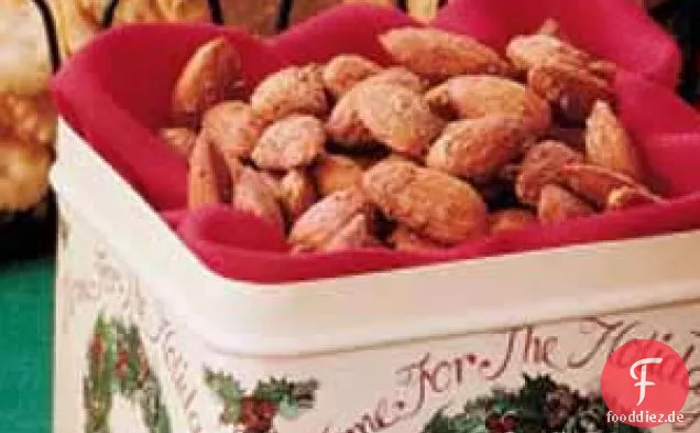 Hausgemachte geräucherte Mandeln