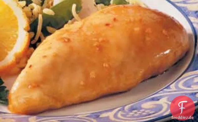 Hähnchen mit Honig und Knoblauch