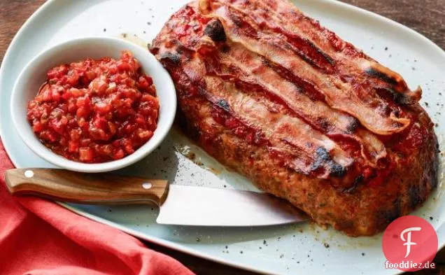 Papas Hackbraten mit Tomatenrelish